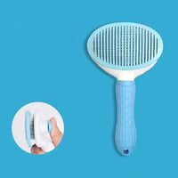 Perr-1pc One-Click Cat & Dog Hair Removal Comb with Floating Needle for Easy Pet Grooming